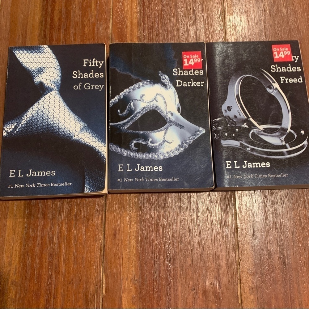 Fifty Shades of Grey Books Series of 3 E L James Fiction